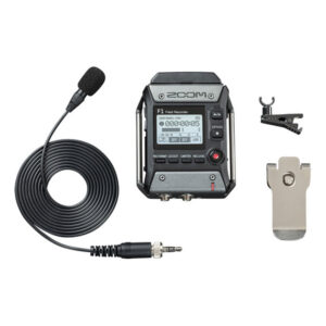 رکوردر صدا زوم Zoom F1-LP Portable Field Recorder with Lavalier Microphone